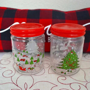 Vintage Christmas Canister Set